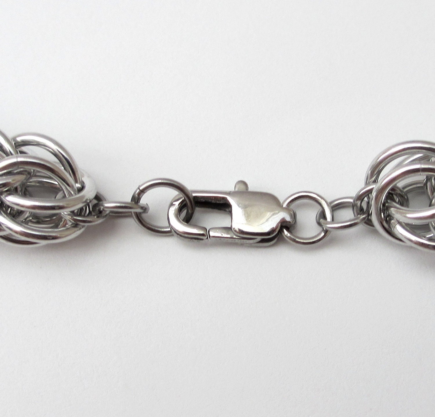 Chainmaille necklace, Full Persian weave
