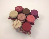 85 Mason Jar Favors in earthy prints with Custom Labels Il_170x135