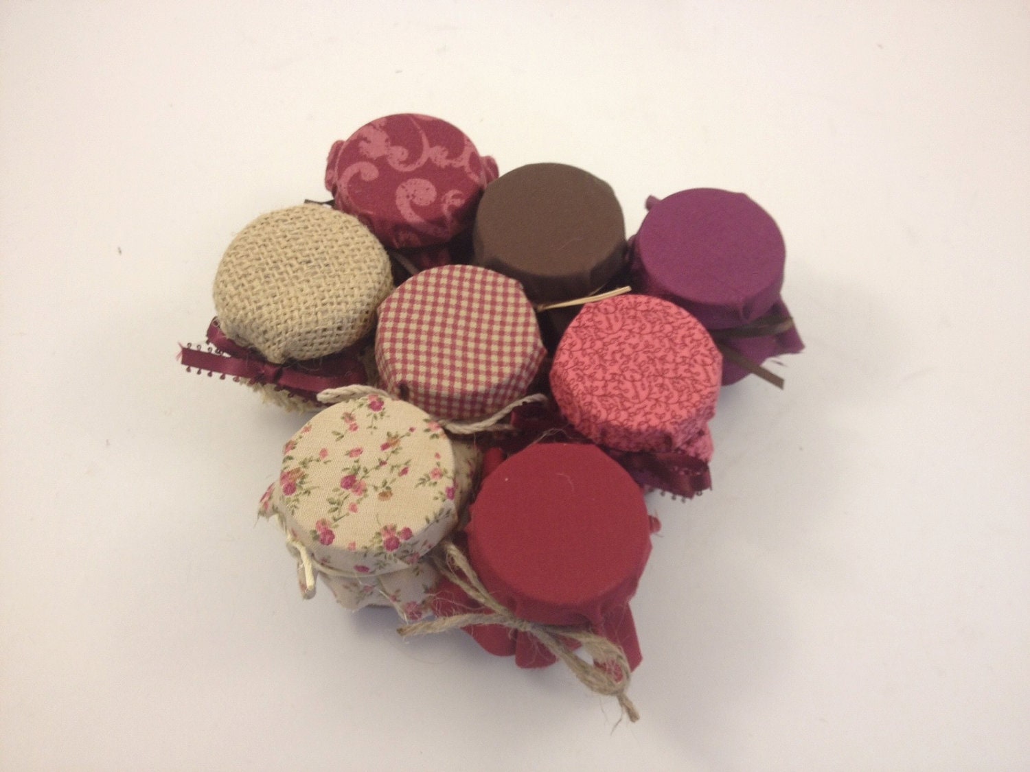 85 Mason Jar Favors in earthy prints with Custom Labels Il_570xn