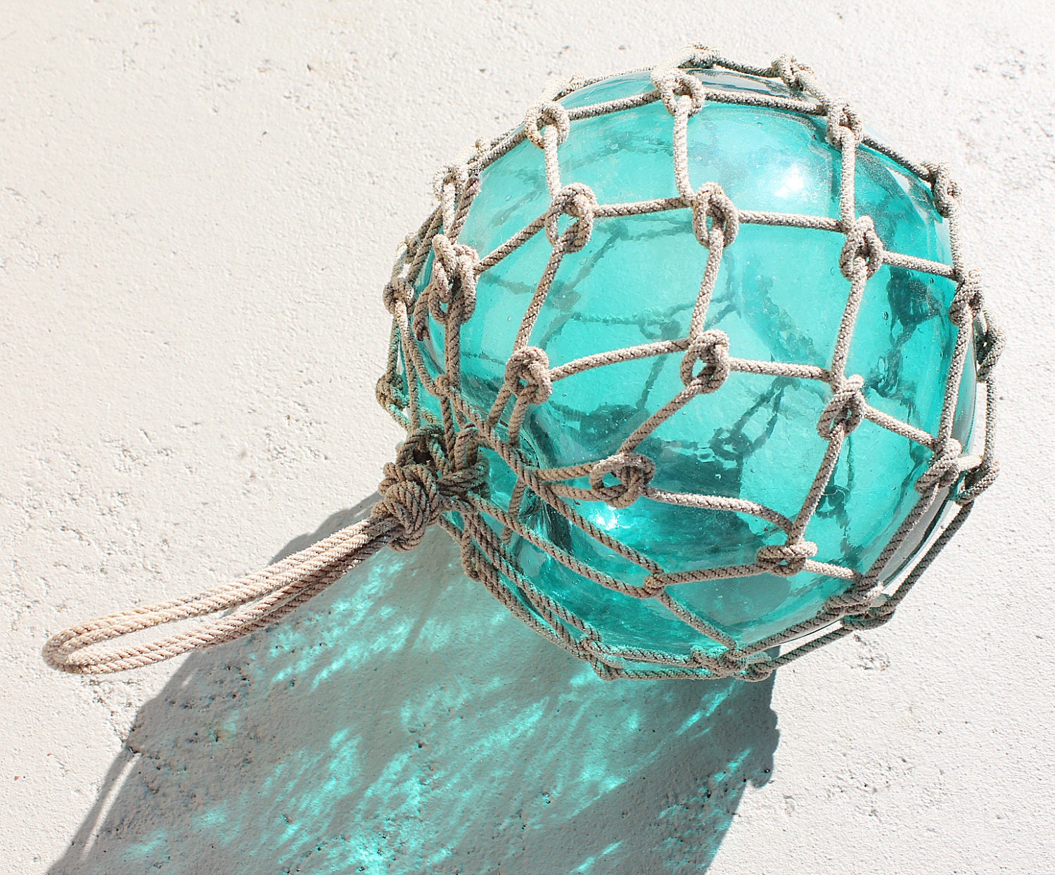 Beach Decor Emerald Big Onion Fishing Float by SEASTYLE