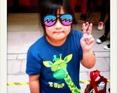 Hand Drawn Shades (Custom made) - colorful sunglasses for fun costume, party decoration and special occasions