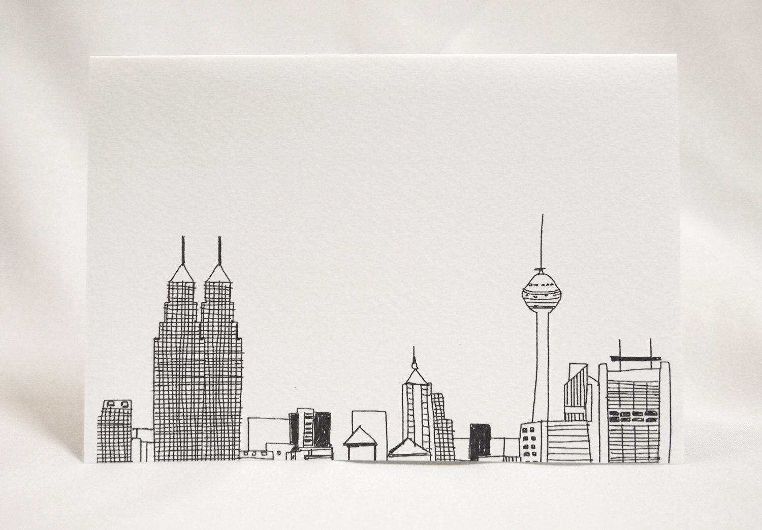 City Skyline Card - Kuala Lumpur