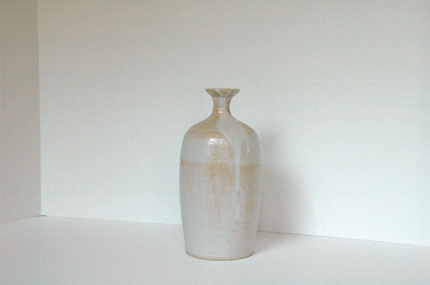 Shino Glazed Bottle