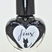 Jinx Black Jelly Nail Polish 5ml Mini Bottle