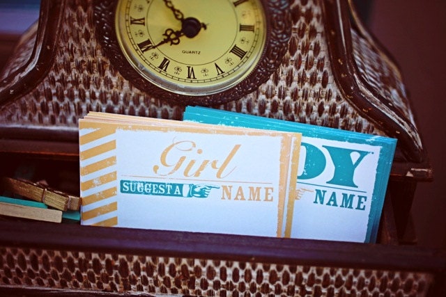 Suggest A Name Card. It's Time Collection.