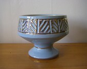 Turquoise and Gold Enesco Planter