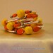 Coral and Ivory Memory Bracelet
