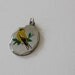 Vintage Yellow Bird Finch Charm