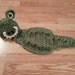 Crocodile Hat & Cape - Crochet Animal Bug Baby Newborn Nb Beanie Cap Costume Halloween Thanksgiving Winter Outfit