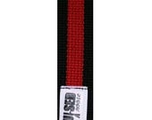 Black and Red Stripe noose - Roller Derby Skate Accessory