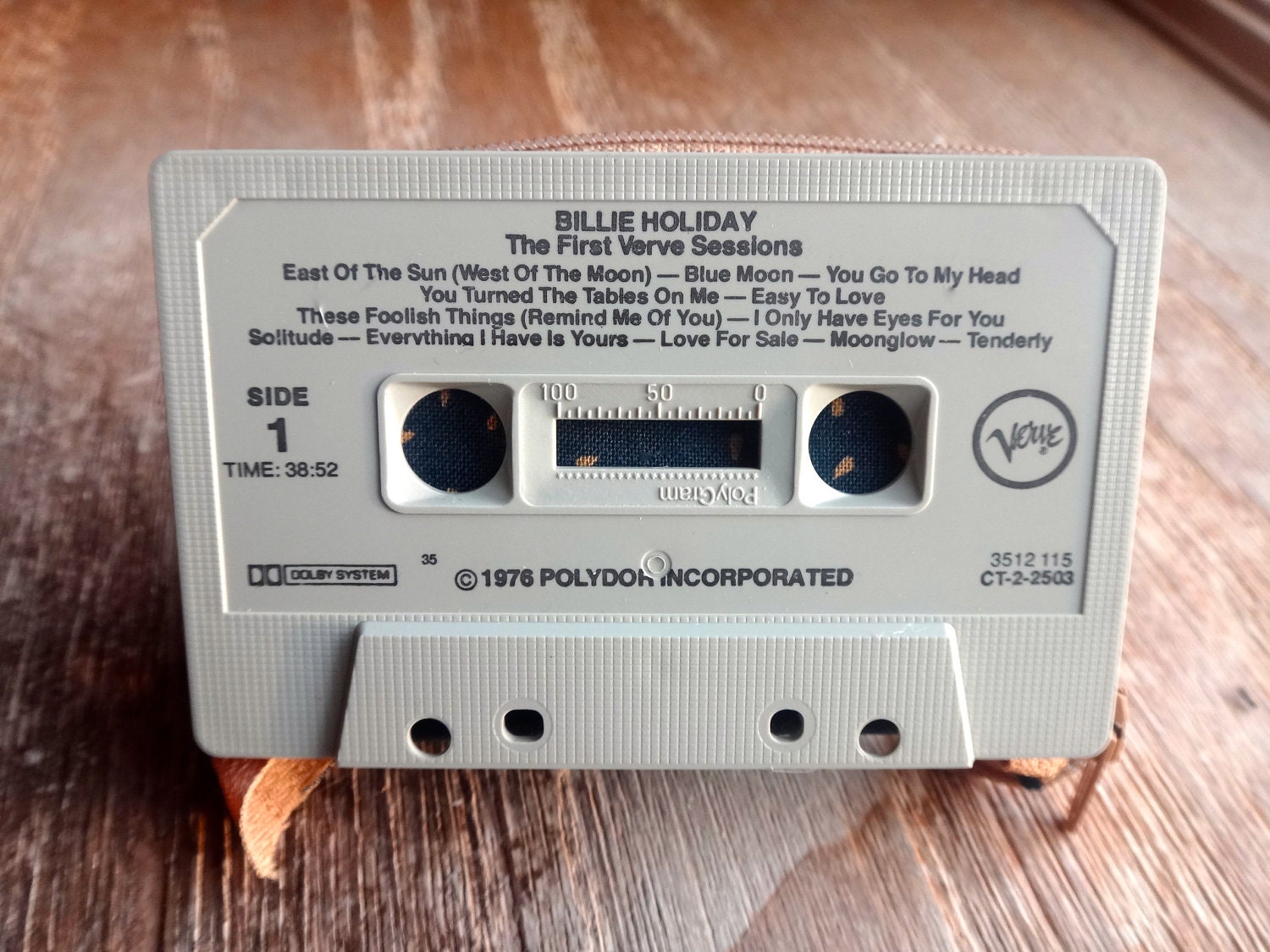 Billie Hoilday Cassette Tape Wallet