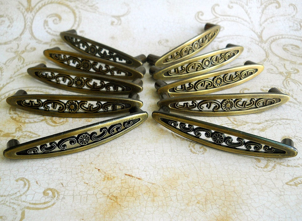 Vintage Drawer Pulls 1960's, 1970's