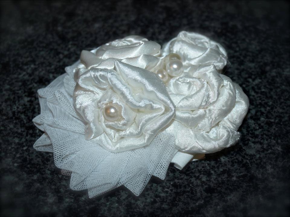 Couture Baby Headbands, Hats, Bow, Infant Accessories by Smooshy Mu, Girls Dress, Coming Home Gown, Wedding & Christening Gowns HBLG1075HB