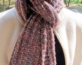 Unisex Winter scarf, Hand knit scarf, Merino wool, super soft, non itchy