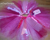 Child's Fairy Skirt Tutu - Pinks w/ ribbon waist