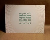 Modern Circle Dot Fun Invitation / Rehearsal Dinner / Engagement / Wedding / Save the Date / Birthday / Party / Custom Printed Darby Cards