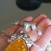 Silver Amber Pearl Necklace Victorian, Fresh Water Pearls, Hard, 18g, 925 Silver Snap jumprings, 925 Silver Chains, Genuine Gemstone