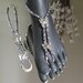 Butterfly Crystal Helix Beaded Barefoot Sandals on a thick durable elastic band. These have some give. Will fit shoe size 5-7 American Wome