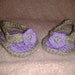 Baby Infant crochet flower flip flops