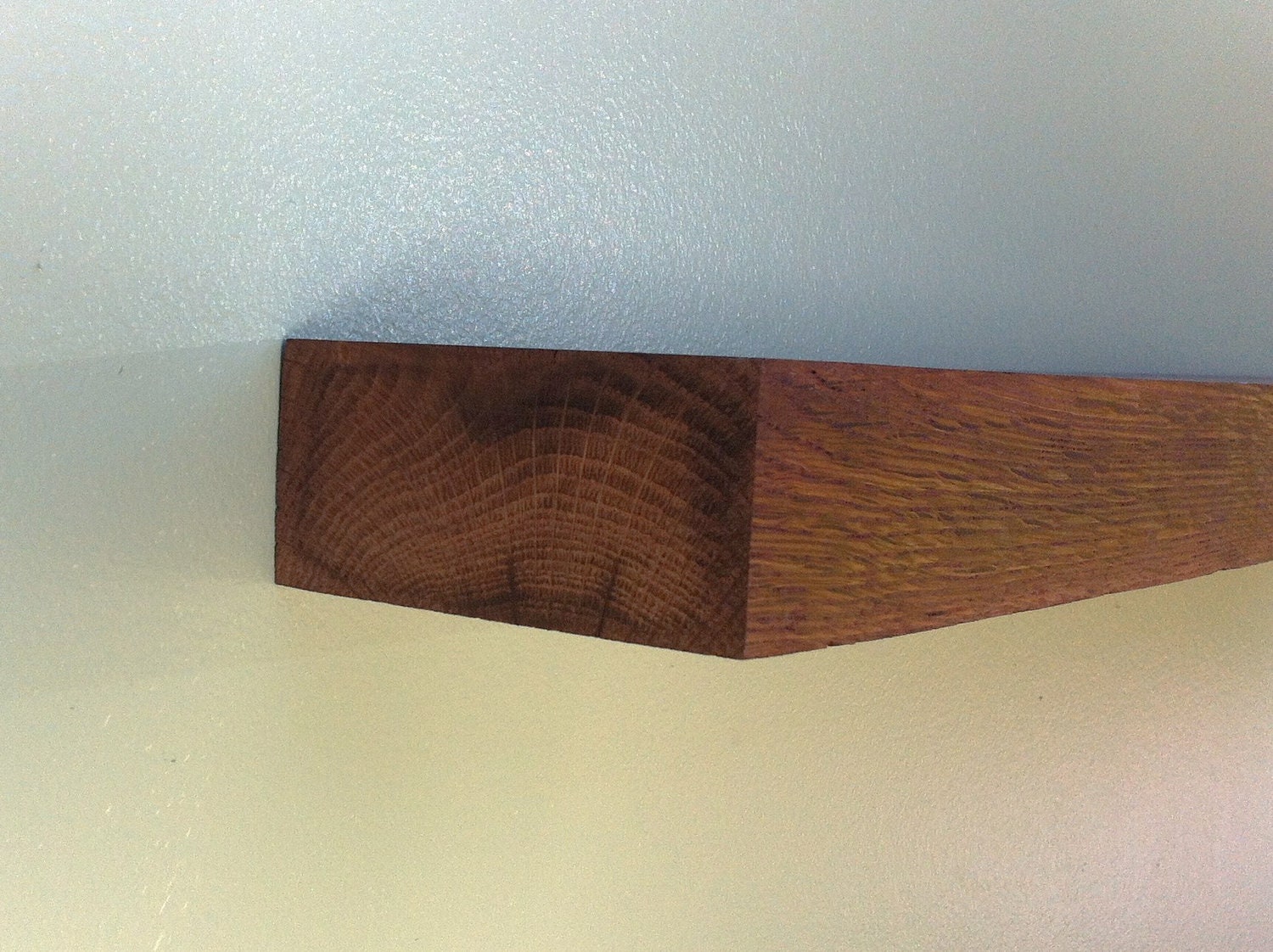 Reclaimed Barn Wood Floating Wall Shelf 24" Long Rustic chic