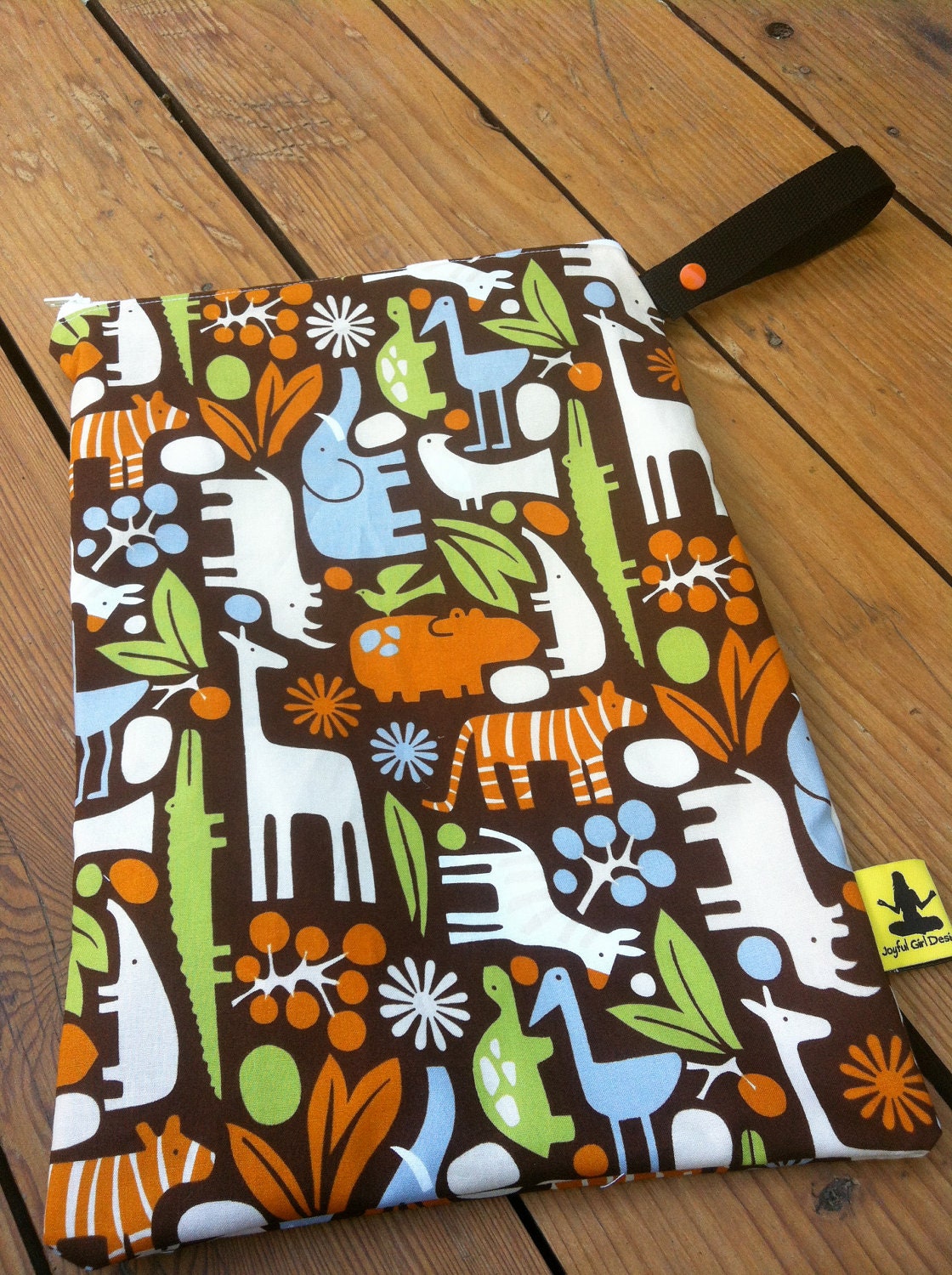 CHOOSE YOUR FABRIC 12x14 Travel Size Wetbag