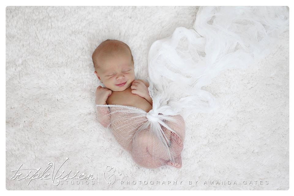 Pure White Newborn Cheesecloth Wrap Photography Prop Hand Dyed 3 ft x 6 ft