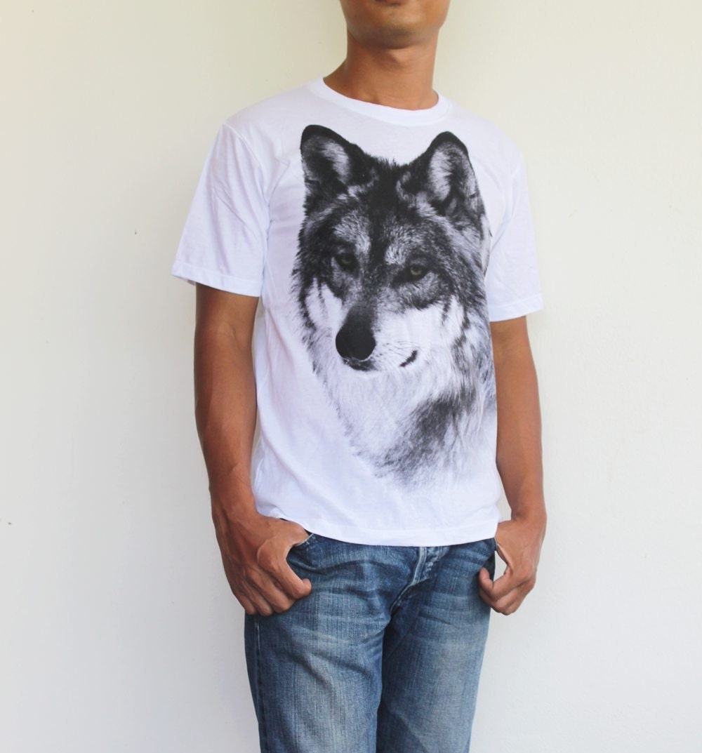 Wolf T- Shirt,Fox T-shirt,Animal screen T-shirt,Men T-shirt,Unisex T-shirt Available In SizeS, M,L,