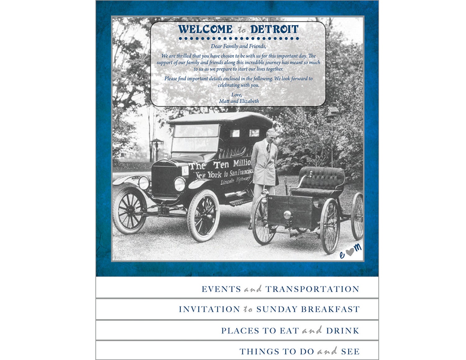 Destination or Out-of-town Wedding Welcome Booklet schedule with images, invite and info for guests about your destination wedding, 5 PAGES Il_570xn