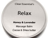 Massage butter with Lavender,natural and organic Shea and Cocoa butter