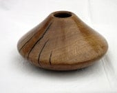 Oak Vase Wooden Vessel Rustic Oak Wood Vase Wood Turned Weed Pot Wooden Home Decor