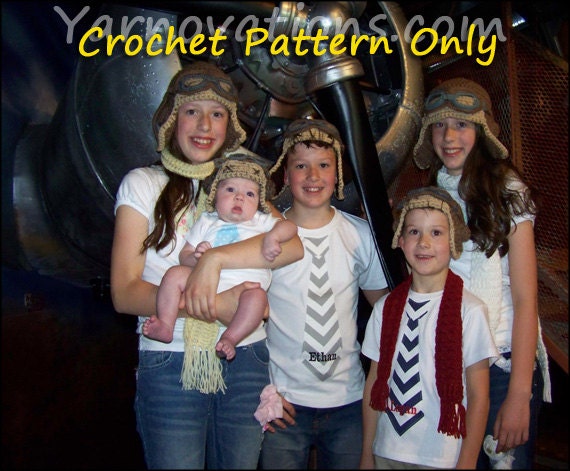 Pretend Play - Pilot - Crochet Aviator Pattern