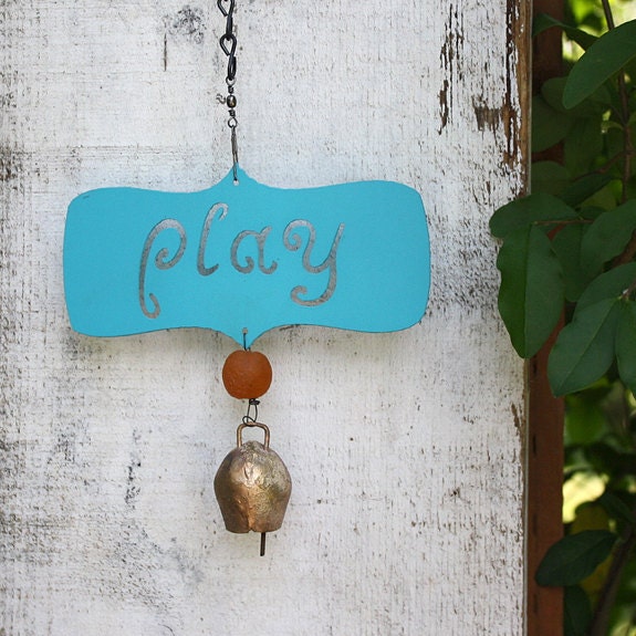 Play Garden Word Bell Wind Chime
