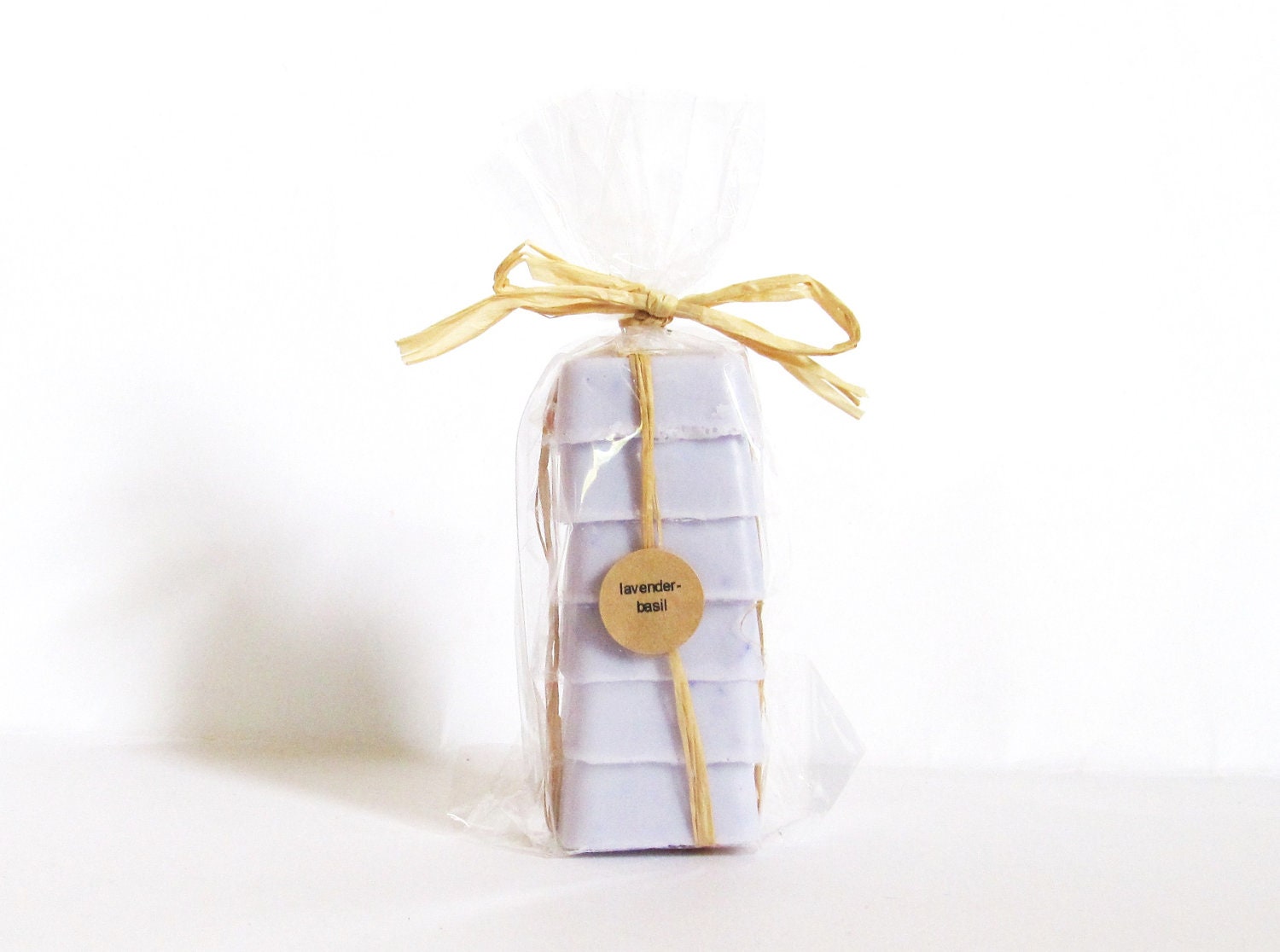 Lavender Guest Soaps Set of 6: Handmade, Goats Milk Soap, exfoliating soap, natural soap, purple, lilac, lavender-basil, lavender soap