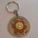 My Great Dane Keeps Me Sane Handstamped Keychain