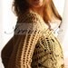 Shrug Bolero . ELEGANT   blouse,    crochet handmade