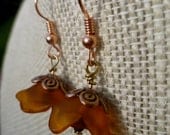 Fall Flowers Dangle Earrings
