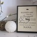 GRANDMOTHER Typography QUOTE Personalized Gift for Nana