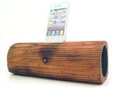 Reclaimed Redwood iPhone 4 Portable Speaker Dock - Made to Order