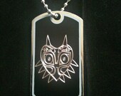 Legend of Zelda Majora's Mask Dog Tag Necklace