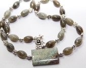 Jasper and Labradorite Necklace