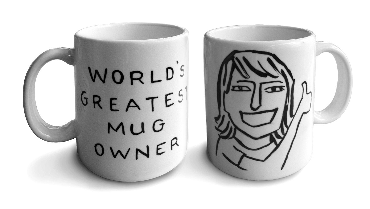 Hand Painted Mug - World's Greatest Mug Owner