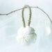 Natural country Christmas tree decoration  Rustic home ornament  Natural tones Ready to ship
