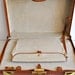 Vintage Suitcase Rusty Brown Dual Handle