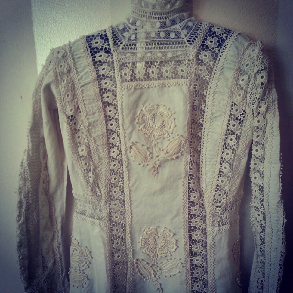 Edwardian Victorian Sunday Park Dress