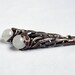 White Onyx earrings  - brass filigree - onyx earrings - brass cone earrings - Italian onyx earrings - brass earrings - filigree earrings
