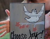 choose joy handmade wood card