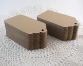 Kraft Escort Tags Wedding Wish Favor Large Gift Labels Merchandise Tag - set of 200