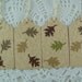 Fall Gift Tags Favor Label for Thanksgiving Autumn Set of 8