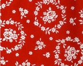 Flower Sugar 3 Red Flower Wreaths by Lecien Fabrics 30367 30