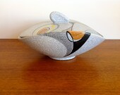 Mid Century Modern Rumba Flora Gouda Covered Dish